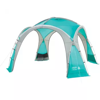 Event Dome Shelter L, 3,65 x 3,65 m, Paviljons gaiši zils/pelēks
