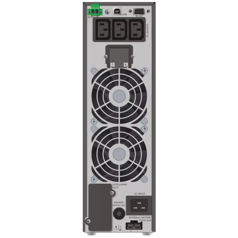 PowerWalker VFI 3000 TGS nepārtrauktās barošanas avots (UPS) Dubultās pārveidošanas (Online) 3 kVA 2700 W 3 IEC C13 kontaktligzdas
