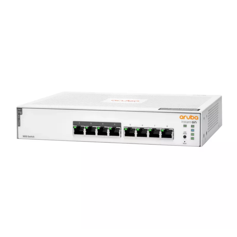 HPE Aruba Switch IOn 1830 8G 65W Europe - pārvaldāms tīkla slēdzis