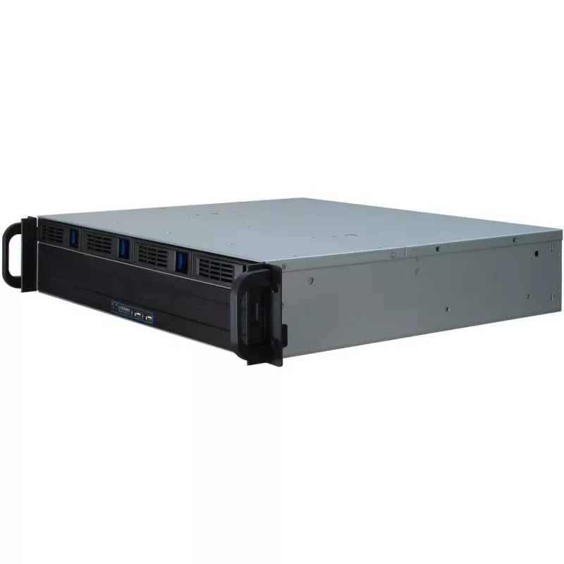 Inter-Tech IPC 2U-2404S – 19 inch Rack korpuss 2U, micro ATX