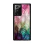 Aizsargmaciņš iKins Samsung Galaxy Note 20 Ultra — ūdensziedu raksts, melns