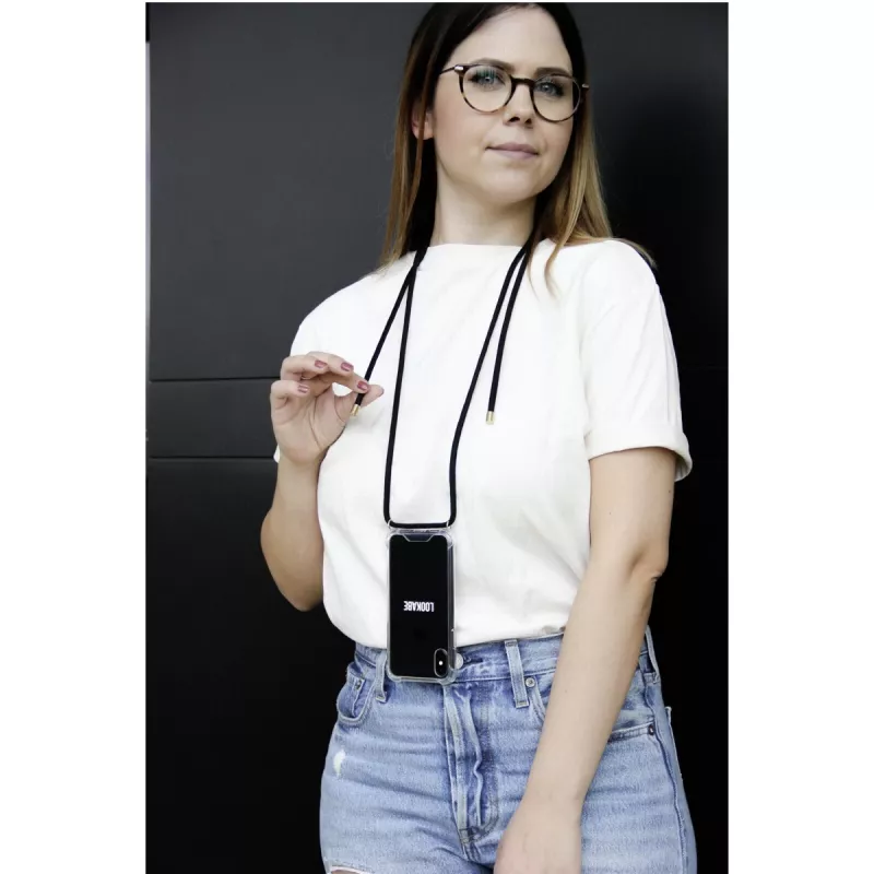 Vāciņš Cover Coros LOO005 iPhone XS Max 16.5 cm (6.5 collu) Melns Caurspīdīgs