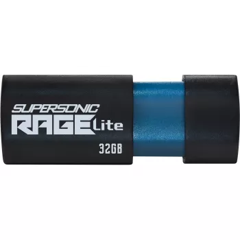 Patriot Memory Supersonic Rage Lite USB zibatmiņa 32 GB USB Type-A 3.2 Gen 1 Melna, Zila