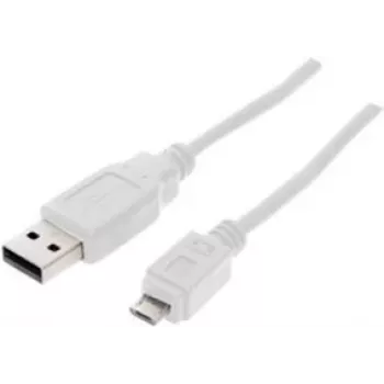 ShiverPeaks BS77180-W USB kabelis 0,5m USB 2.0 Micro-USB B balts