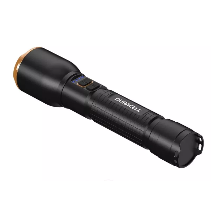 Kabatas lukturītis Duracell DF3000R, melns