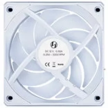 120mm korpusa ventilators Lian Li UNI FAN CL Wireless — Balts, bezvadu RGB vadība, savienojams ķēdē