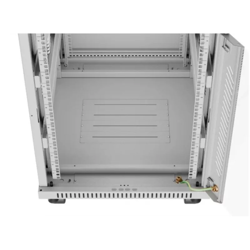 Brīvi stāvošs skapja statīvs LANBERG FF01-6815-12SL 15U, 600×800×922 mm, 1200 kg, IP20, pelēks