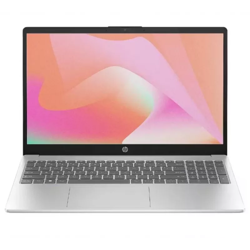 HP 15-fd0066nw i3-N305 15.6 FHD 250nits AG 8GB DDR4 SSD512 Intel UHD Kamera720p 41Wh BezOS Dabīgs Sudrabs 2G