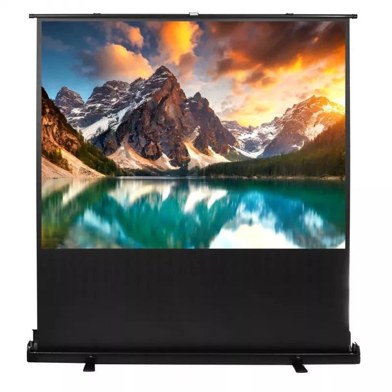 Maclean MC-963 pārnēsājams projekcijas ekrāns, kompakts, grīdas, 86 inch, 4:3