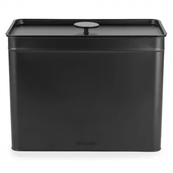 Maizes kaste Salter Kuro BW124581EU7 - nerūsējošā tērauda dizains, matēts melns