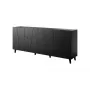 Kumode Cama Meble ETNA 2000×420×820 mm, matēti melna, skaidu plātne
