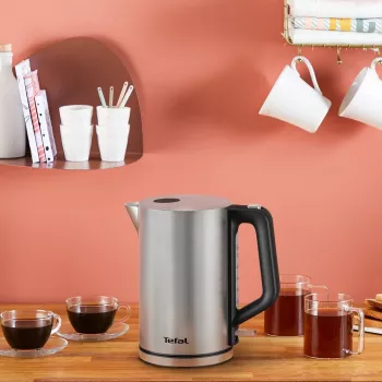 Elektriskā tējkanna Tefal KI513D10 nerūsējošais tērauds 1.7 L 2200 W, bezvadu, 360° pamatne