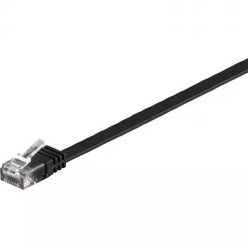 Goobay 95382 Ethernet Patch Kabelis Melns