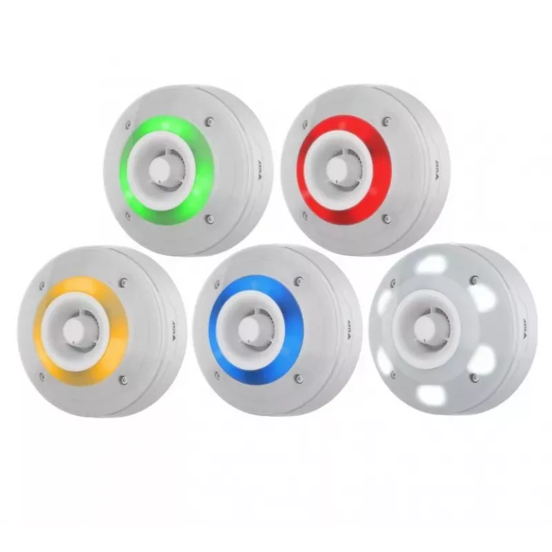Strobe sirēna AXIS D4100-VE/MK II 03105-001 — laikapstākļiem izturīga IP66 āra drošības instalācijām
