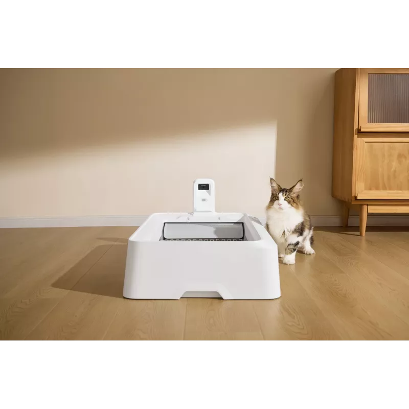 Pašattīroša kaķu smilšu kaste PETKIT T7-EU, balta