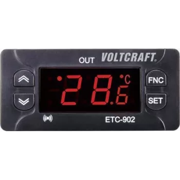 Temperatūras kontrolieris Voltcraft ETC-902, NTC/PTC ieeja, -30 līdz 50°C diapazons, releja izvade 10 A