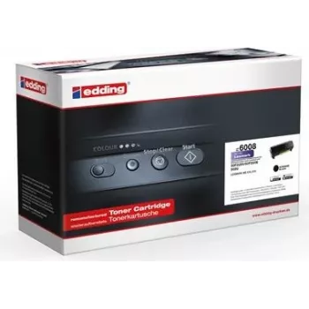 EDDING Toner 18-6008 kā Lexmark 50F2U00/50F2U0E melns - saderīga tonera kasetne