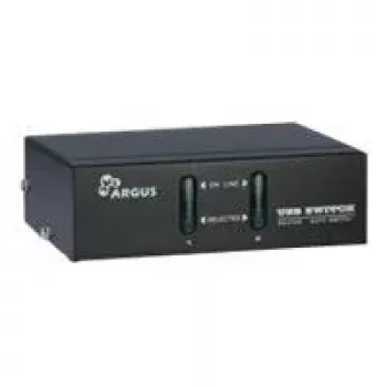 Inter-Tech Argus KVM-AS-21UA - KVM/Audio slēdzis - 2 x KVM/Audio - galddatora modelis (88887168)