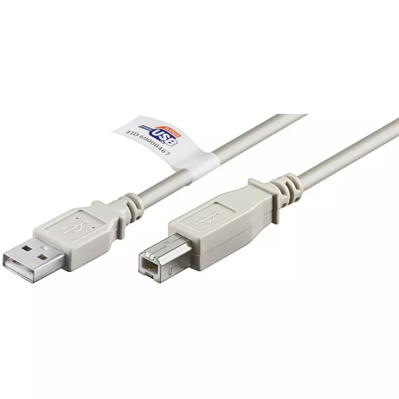 Goobay 50833 USB kabelis pelēks