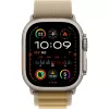 APPLE Watch Ultra 2 GPS + Cellular 49mm dabīgs titāna korpuss ar smilškrāsas Alpu cilpu - Liels