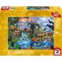 Puzle 1000 gabali, Schmidt Spiele Panorama of the Animal World, 58866
