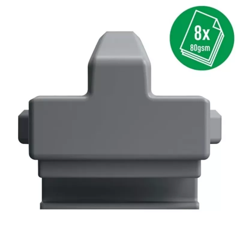 Leitz asmens precīzajam trimmerim Home A4, 8 loksnes, A4, Tērauds, Pelēks, 28 mm, 30 mm