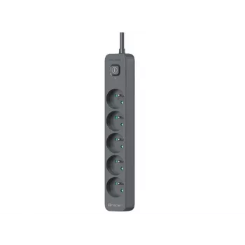 TRACER TRALIS47023 pagarinātājs ar 5 kontaktligzdām, 1,8 m kabelis