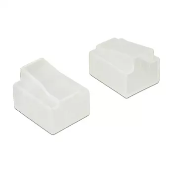 DeLOCK 64016 RJ-45 ligzdas aizsargvāciņš, caurspīdīgs, 10 gab.