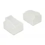 DeLOCK 64016 RJ-45 ligzdas aizsargvāciņš, caurspīdīgs, 10 gab.