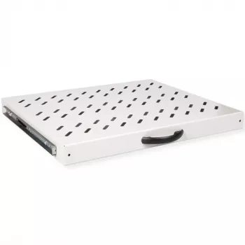 Izvelkamais plaukts ROLINE 26.21.0275 — 1U, 25 kg, 35 cm dziļums, pelēks