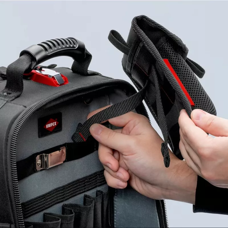 Knipex Modular Bag 00 19 50 LE instrumentu soma, melna/sarkana, tukša, modulāra uzglabāšana