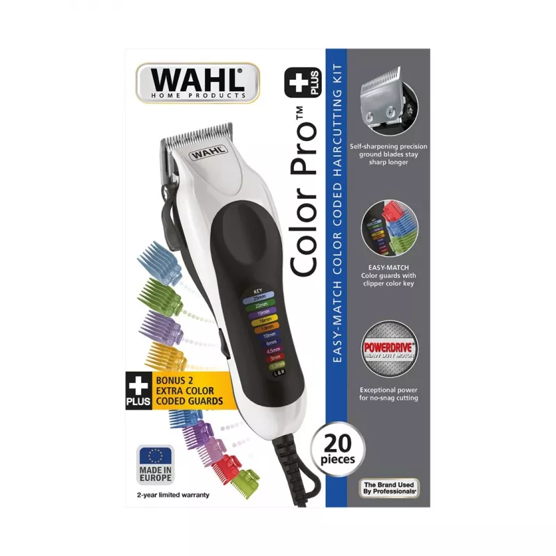 Wahl Color Pro Plus Black, White 10 matu griezējs