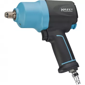 Pneimatiskais triecienuzgriežņu atslēgas HAZET 9012EL-SPC 1/2, 1/4 collas 8000 RPM Melna, Zila