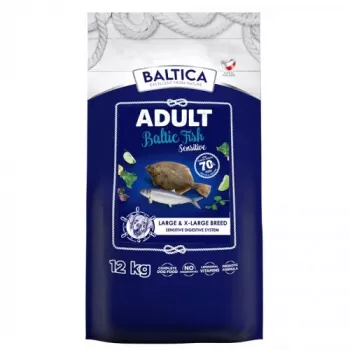 BALTICA Excellent Sensitive Baltijas zivis Lielām un īpaši lielām šķirnēm - sausā suņu barība - 12kg