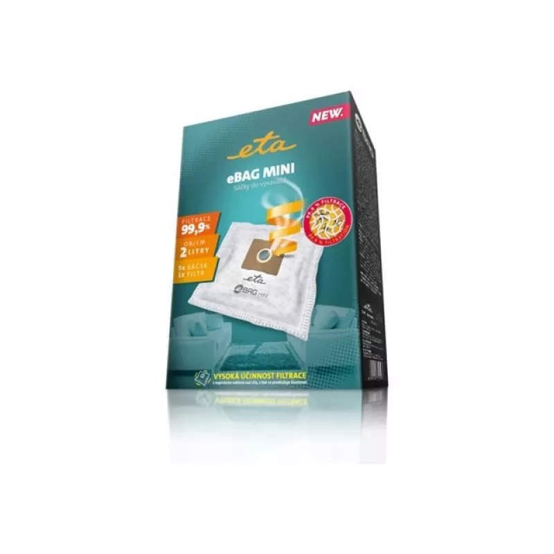 Putekļu maisiņš ETA ETA960068030 — 2 L, 5 gab., balts