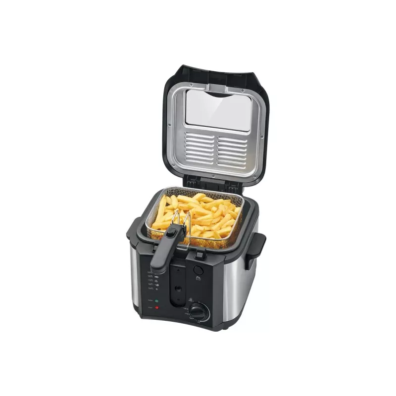 Fritieris Clatronic FR 3649 Viena groza 2.5 L 1600 W Melns