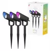 Hombli Outdoor Smart Spot Light Kit HBSK-0100 viedie āra gaismekļi, 3 gab., Bluetooth, melni