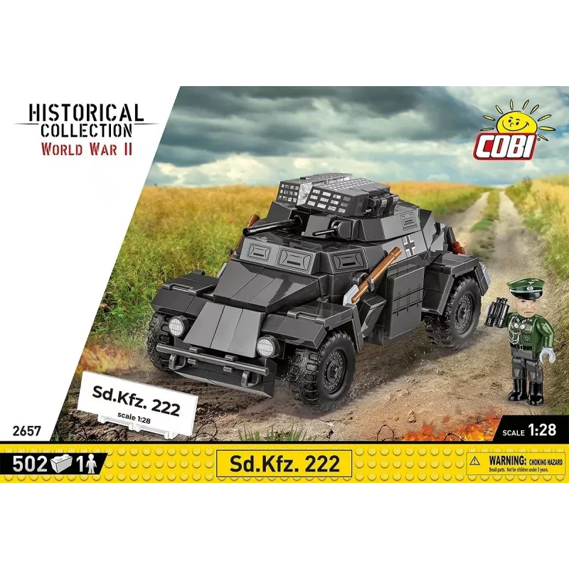 Cobi Bloķi Sd.Kfz 222 modelis COBI-2657 — 502 bloki