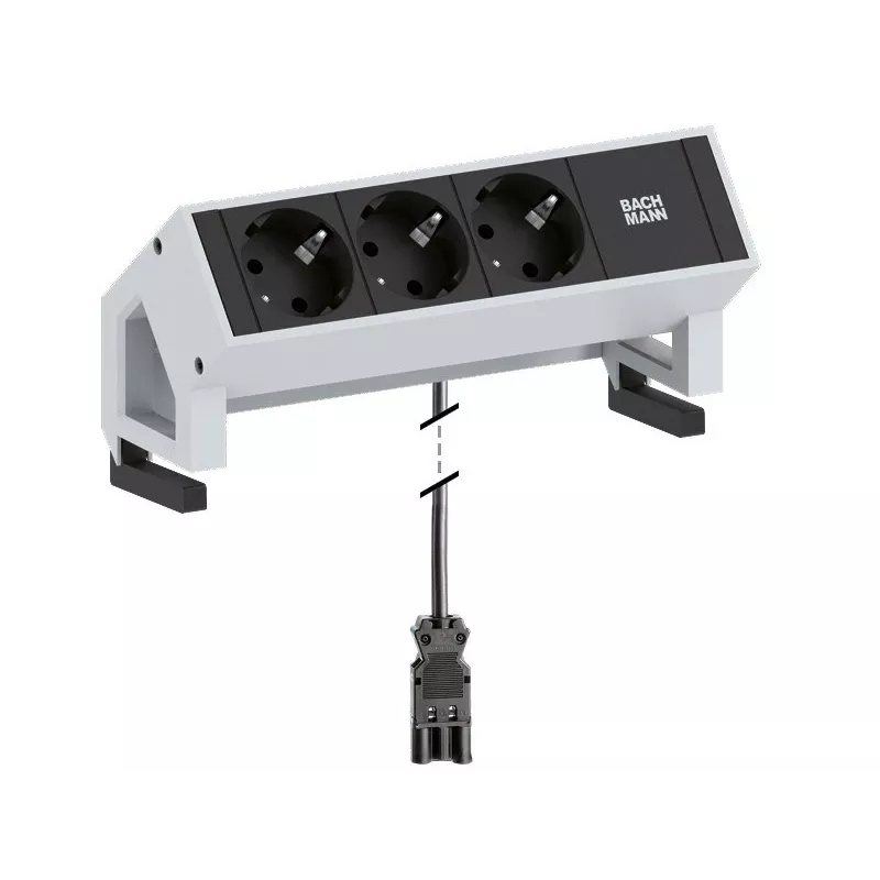 Pagrauda kontaktligzda 3 x Type F Bachmann Desk2
