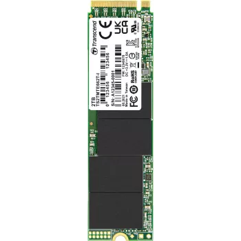 Transcend MTE662T-I 2 TB Iekšējais M.2 PCIe NVMe SSD 2280 PCIe NVMe 3.0 x4 Rūpnieciskais TS2TMTE662T-I