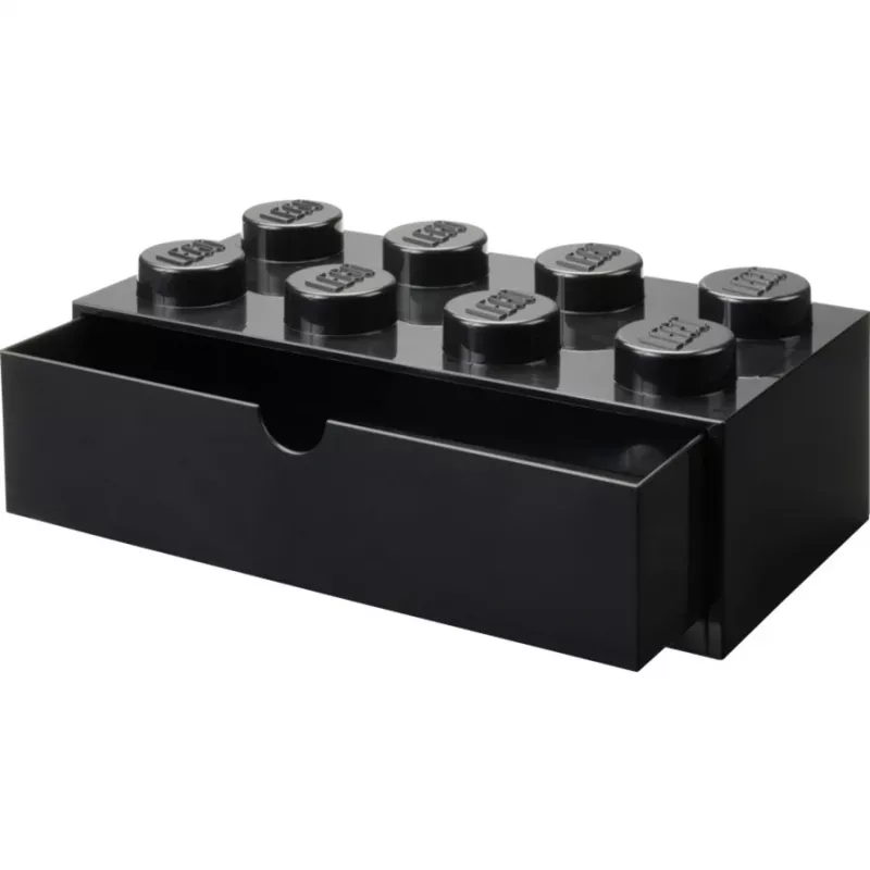 LEGO Desk Drawer Room Copenhagen uzglabāšanas kaste 40211733 — melna
