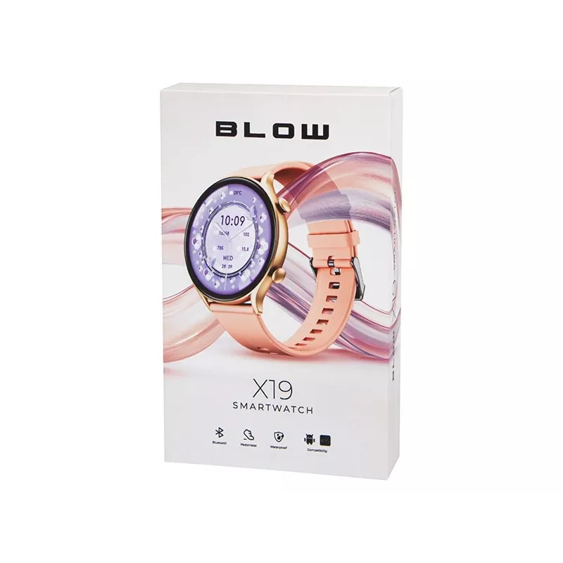 BLOW X19 viedpulkstenis Bluetooth Rozā