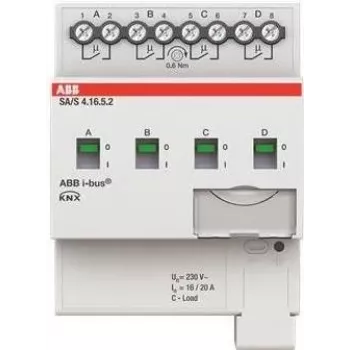 ABB Stotz S&J komutācijas izpildmehānisms 4-kanālu, 16A, C-Last SA/S4.16.5.2 (2CDG110266R0011)