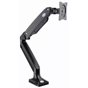 Monitora stiprinājums GEMBIRD MA-DA1-03 17–35 collu ekrāniem, 10 kg, VESA 75x75–100x100, skava/caurums, melns