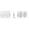 AENO Premium Eco Smart Sildītājs, 700W, Rūdīts stikls, Infrasarkanais+konvekcijas apkure, LED displejs, Kontaktdakša E/F, BALTS