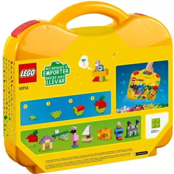 LEGO 10713 Classic Creative Ceļojumu kaste ar krāsainiem klucīšiem