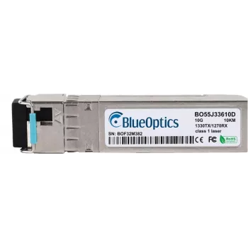 BlueOptics SFP-XG-LX-SM1330-BIDI-BO saderīgs SFP+ modulis 10GBASE-BX-D, 10 km, LC vienmoda