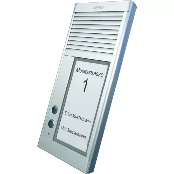 AGFEO DoorSpeak 2, vadu, IP33, alumīnijs, sienas montāža, 115 mm