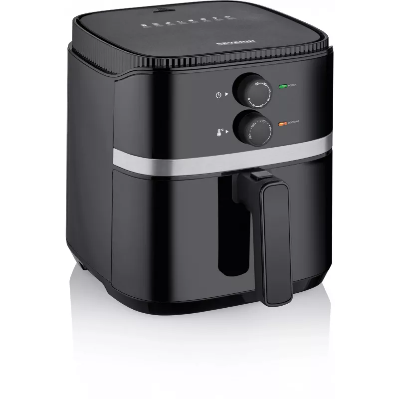 Karstā gaisa fritieris Severin FR 2452 4.3 L 1500 W Melns Sudrabs