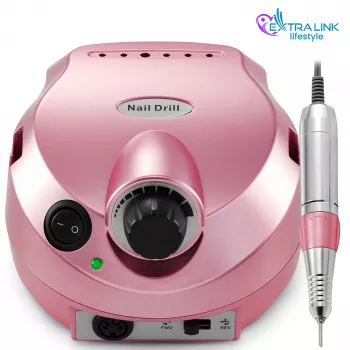 Elektriskā nagu frēze Extralink NAIL DRILL-202 65W Rozā